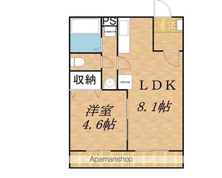 ガーデンアネシス【3階】の間取り